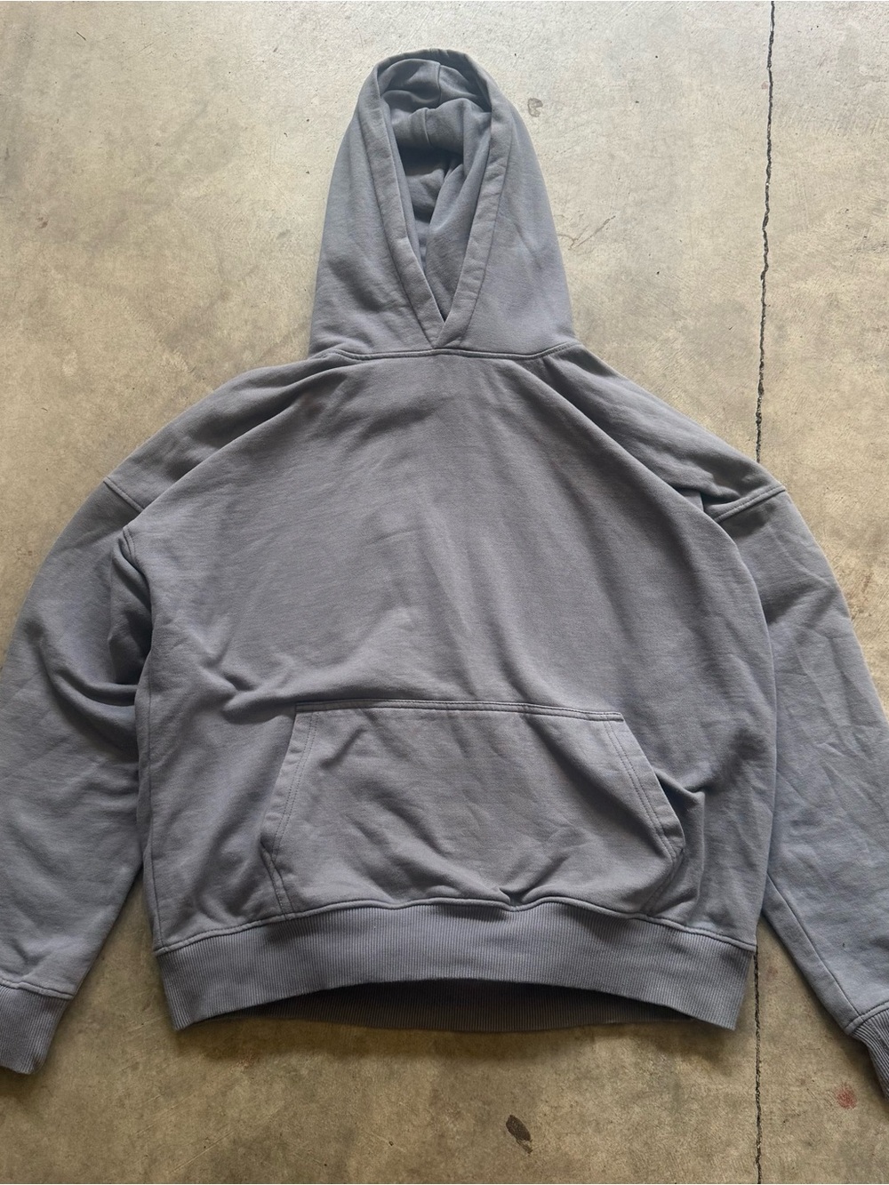 Men's Hooded Pullover Sweatshirt in Slate Gray